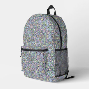 Mochila Impresa Blob Trippy Colorful