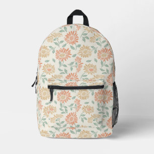 Mochila Impresa Bloom dorado