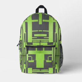 Mochila Impresa Bloqueo Verde