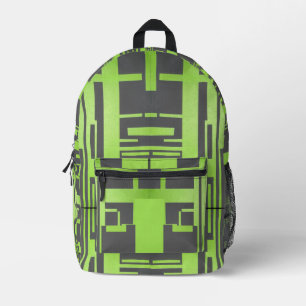Mochila Impresa Bloqueo Verde