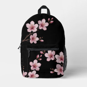 Mochila Impresa Blossom DUSTY Monograma negro rosado