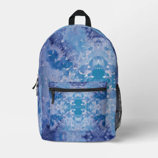 Mochila Impresa Blue Jeans Retro Tie Dye
