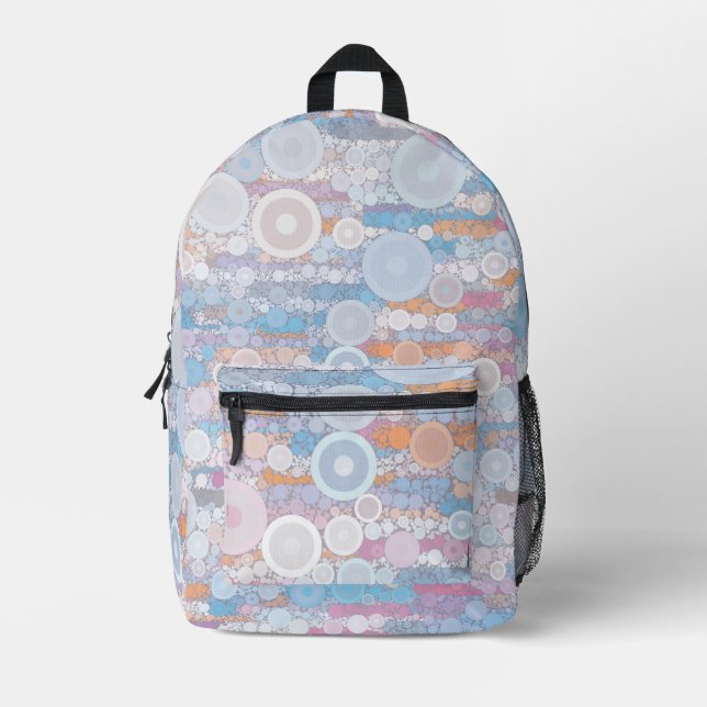 Mochila Impresa Boho Bubbles (Anverso)