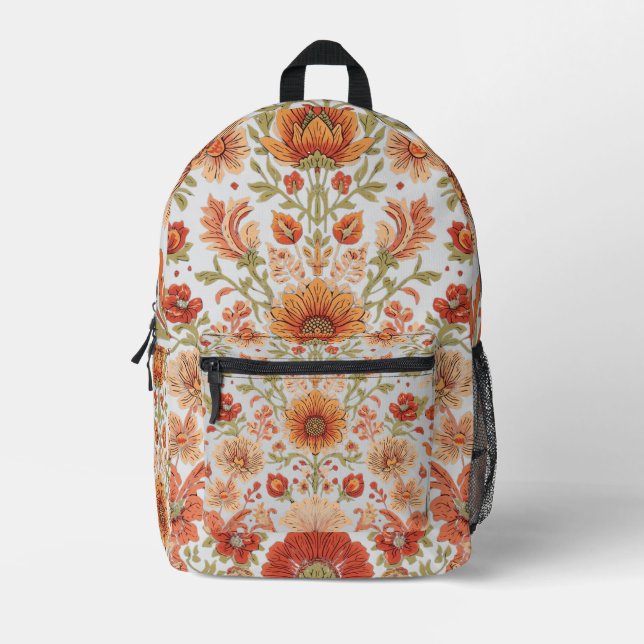 Mochila Impresa Boho Floral Backpac (Anverso)