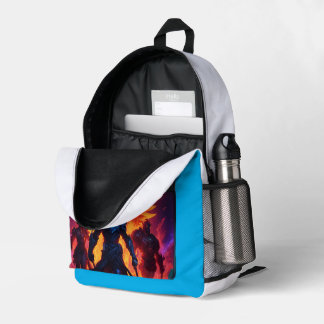 Mochila Impresa "Bolsa escolar de superhéroes en los vengadores -