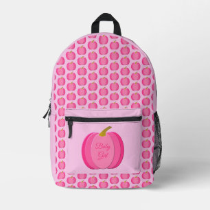 Mochila Impresa Bonito Bebé Rosa Bebé Calabaza Personalizado