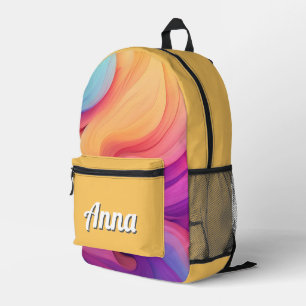 Mochila Impresa Bonito Colorida Girasol moderno