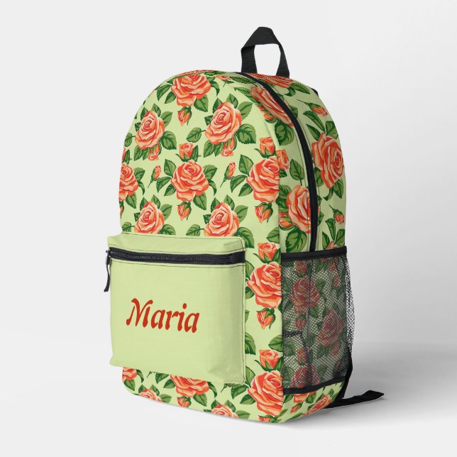Mochila Impresa Bonito Colorosa Girona Floral (Esquina derecha trasera )