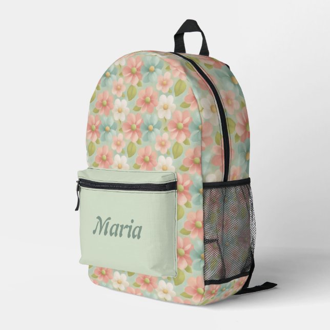Mochila Impresa Bonito Colorosa Girona Floral (Esquina derecha trasera )