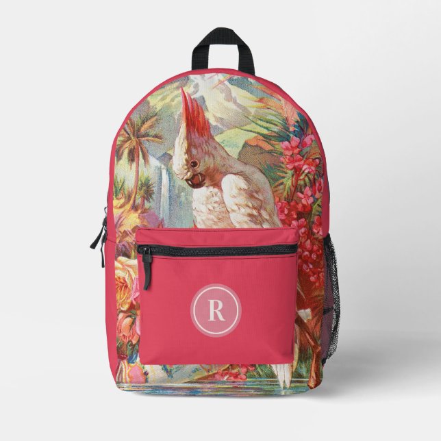 Mochila Impresa Bonito Florida Water Murray and Lanman Bird Art (Anverso)