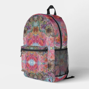 Mochila Impresa Bonito Moda Flor Jardín acuático Pintado