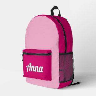 Mochila Impresa Bonito personalizada Girona rosa moderna