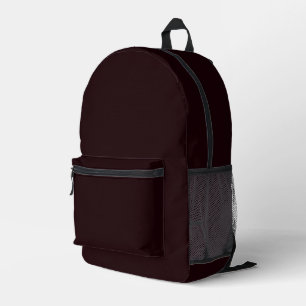 Mochila Impresa Borgoña oscura   Plain Burgundy