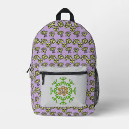Mochila Impresa Boricua Taíno Masks backpack