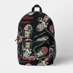 Mochila Impresa Botas de deporte patrón de moda