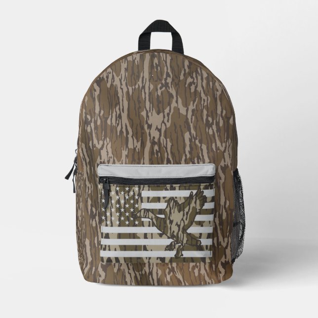 Mochila Impresa Bottomland Camo Patriotic Mallard Duck Camo (Anverso)
