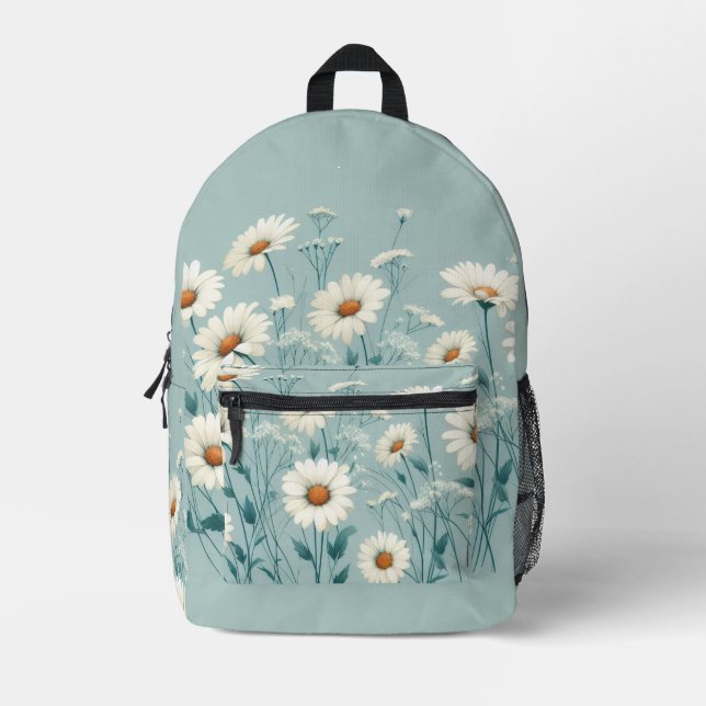 Mochila Impresa Bountiful Daisy's  (Anverso)