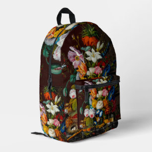 Mochila Impresa Bouquet victoriano, 1850-1855 por Severin Roesen