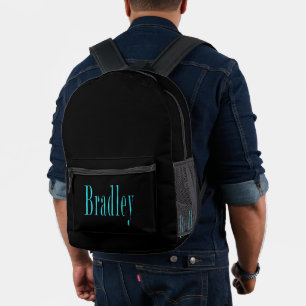 Mochila Impresa "Bradley" Su Nombre En Azul,
