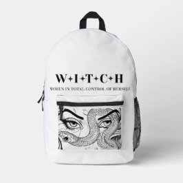 Mochila Impresa Bruja