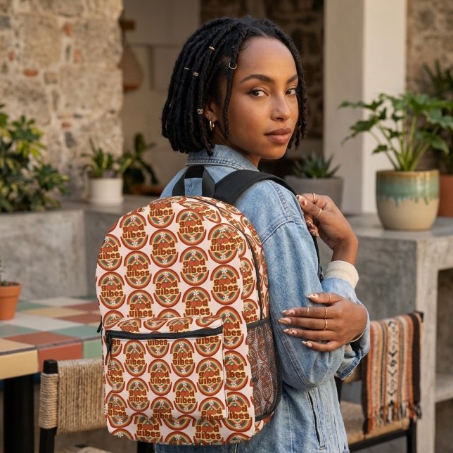 Mochila Impresa Buenas Vibraciones (Subido por el creador)