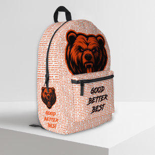 Mochila Impresa Bueno Mejor Óptimo Nunca Dejes Que Descanse