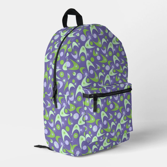 Mochila Impresa Bumeranes Retro (Esquina izquierda trasera)