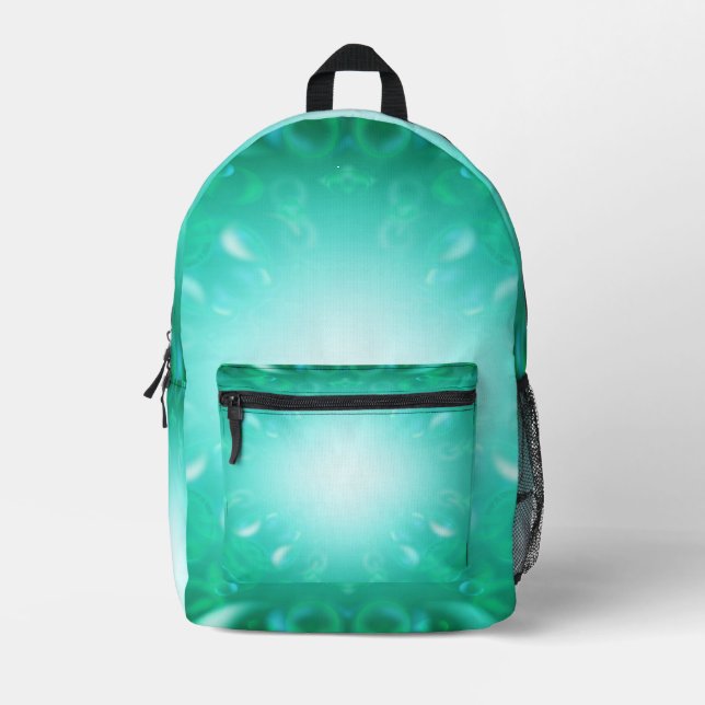 Mochila Impresa Burbujas brillantes (Anverso)