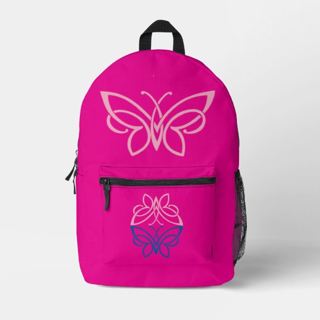 Mochila Impresa Butterfly (Anverso)