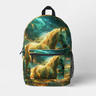 MOCHILA IMPRESA CABALLO DE FUEGO - ZODÍACO CHINO -