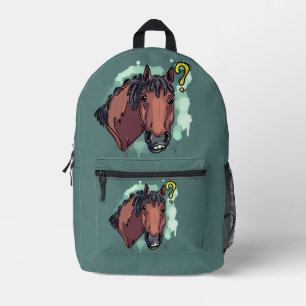 Mochila Impresa Caballo divertido