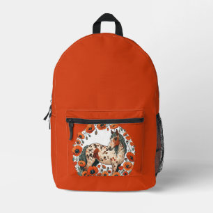 Mochila Impresa Caballos Appy Appy Appy Appaloosa