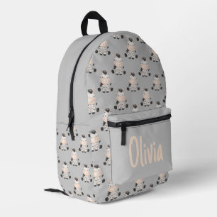 Mochila Impresa Cables Cebras con nombre
