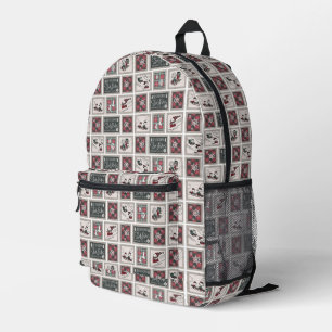 Mochila Impresa Cacahuetes Antiguo Patrón De Modas De Sleigh Rid