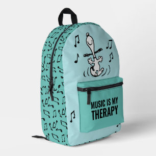 Mochila Impresa Cacahuetes   Baile Snoopy