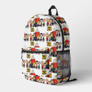 Mochila Impresa Cacahuetes   La felicidad es ser una pandilla