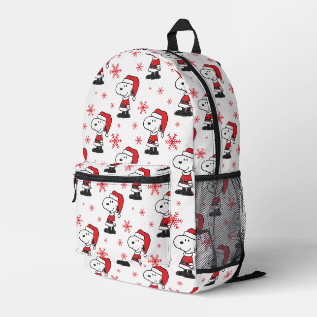 Mochila Impresa Cacahuetes | Snoopy Santa Claus (Esquina derecha trasera )