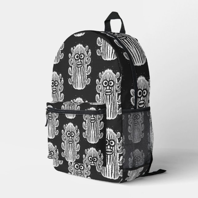 Mochila Impresa Cactus impactado (Esquina derecha trasera )