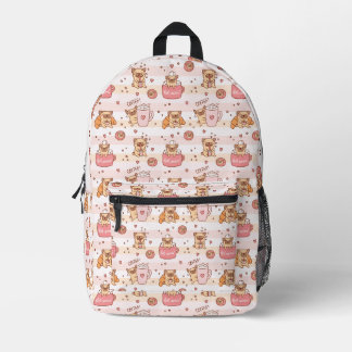 Mochila Impresa Café matutino de Cute Pug