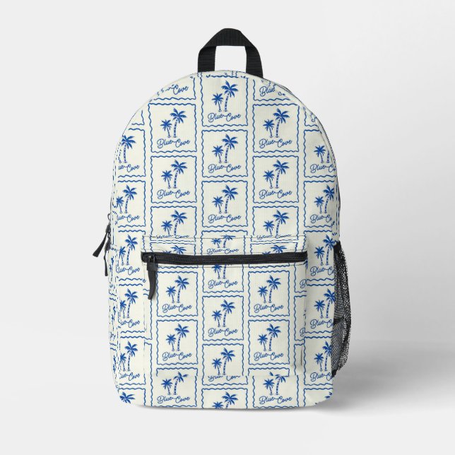 Mochila Impresa Cala Azul (Anverso)