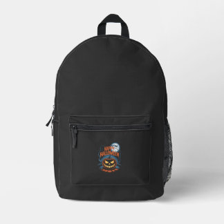 Mochila Impresa Calabaza de Jack espeluznante Halloween