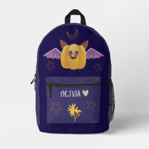 Mochila Impresa calabaza linda Hellowe