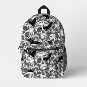 Mochila Impresa Calaveras decorativas de Halloween
