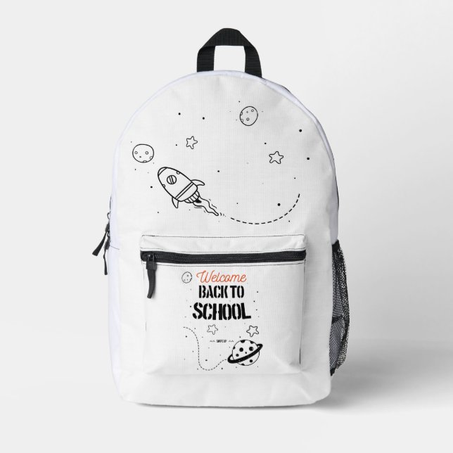 Mochila Impresa Calcomanía para pared (Anverso)