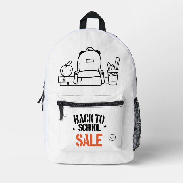 Mochila Impresa Calcomanía para pared (Anverso)