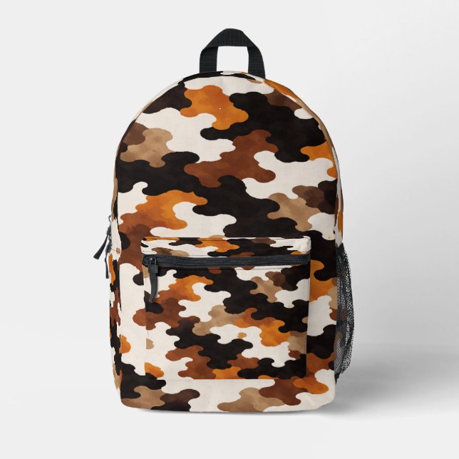 Mochila Impresa Calico Cat Camouflage (Anverso)