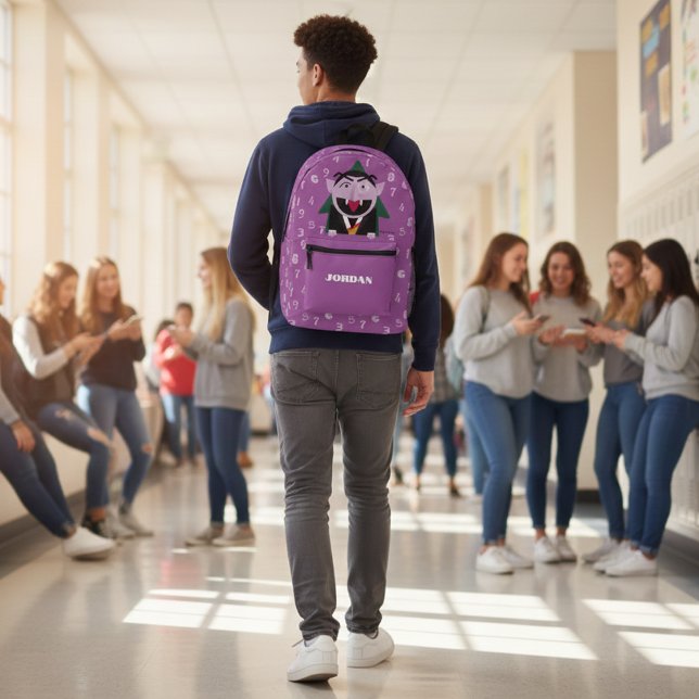 Mochila Impresa Calle Séame | Count von Count (Subido por el creador)