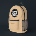 Mochila Impresa Camel | Logotipo y texto corporativo personalizado<br><div class="desc">Camel | Logotipo corporativo personalizado y mochila impresa de texto para empresas modernas</div>