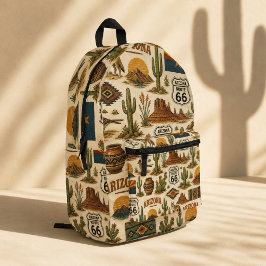 Mochila Impresa Caminante del Sendero de la Ruta 66 de Arizona