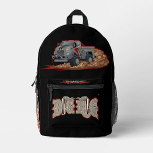 Mochila Impresa Camión de dibujos animados